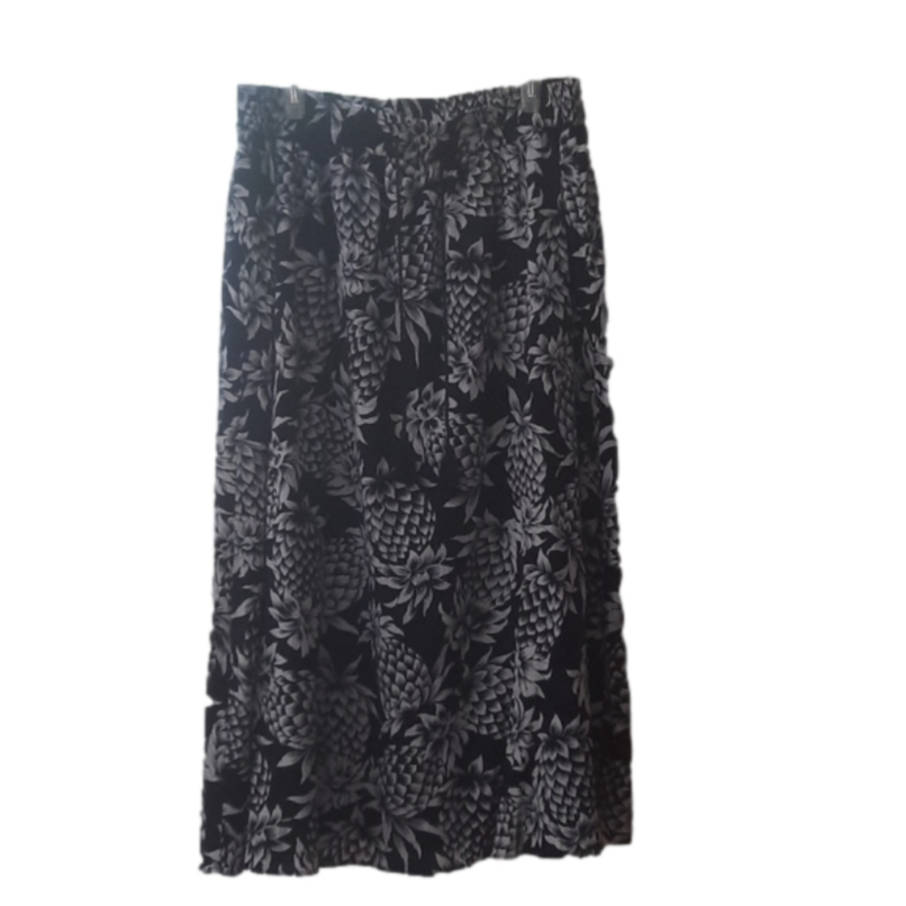 blue and white j crew maxi skirt